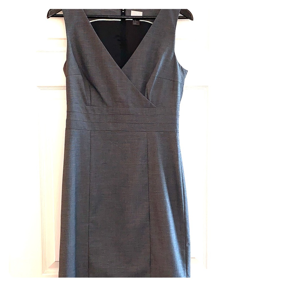 H&M gray work dress